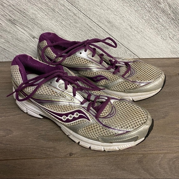 Saucony | Cohesion Purple & Silver Size 11 - Picture 2 of 8